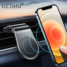 Car-Phone-Holder Cell-Stand Gps-Support Mobile-Mount Huawei Magnetic Xiaomi iPhone 12