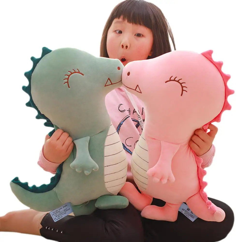 

GloryStar Plush Toy Dinosaur Pillow Doll Sleeping Pillow Strip Cute Puppet Tyrannosaurus King Large Birthday Gift