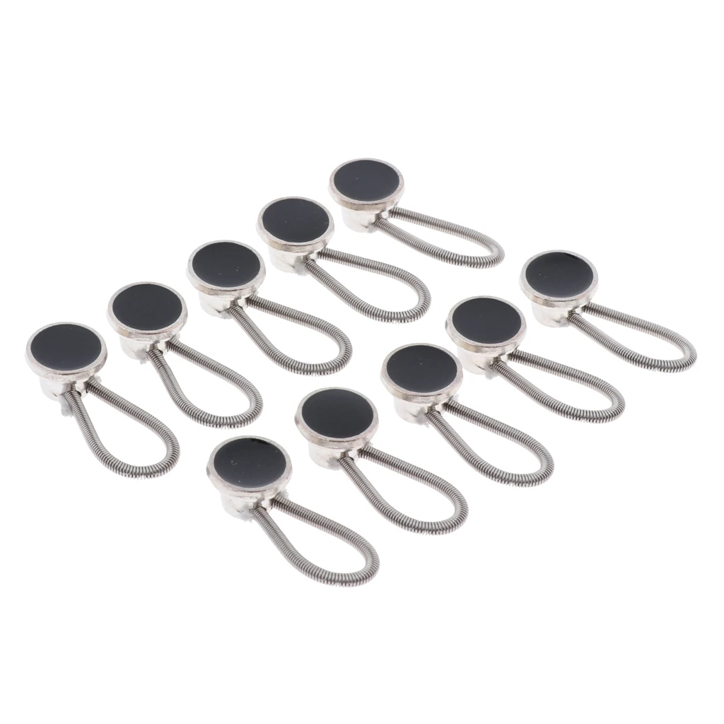 10 Pieces Metal Collar Button Extender Extension Spring Elastic For Shirt Dress Tuxedo Coat Pants Shirt 10 Pieces Metal Collar Button Extender Extension Spring Elastic For Shirt Dress Tuxedo Coat Pants Shirt