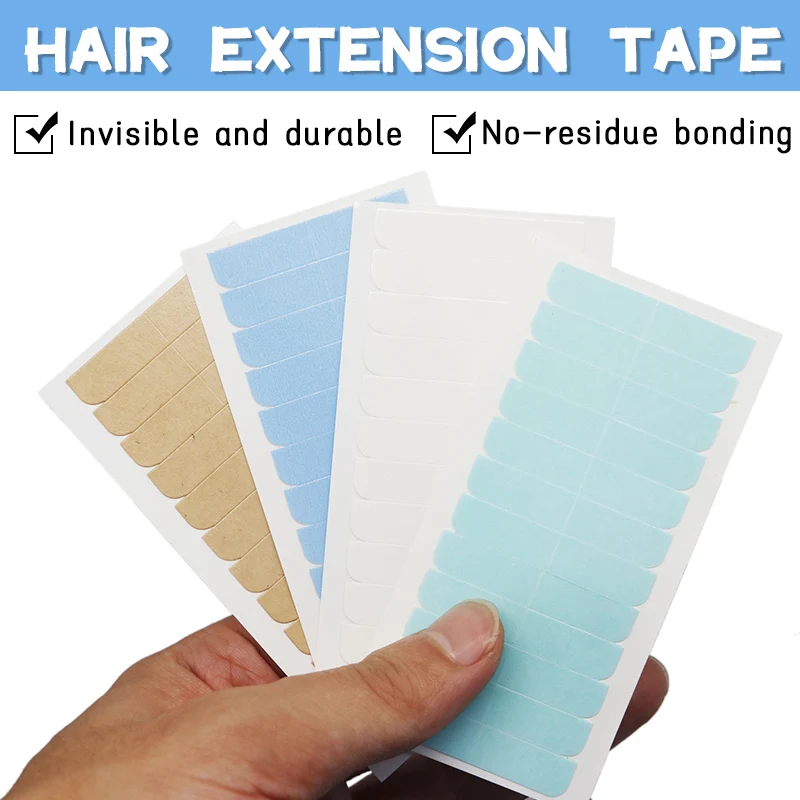 Double Sided Adhesive Tape 60 Tabs Precut Waterproof Wig Tape for Hair