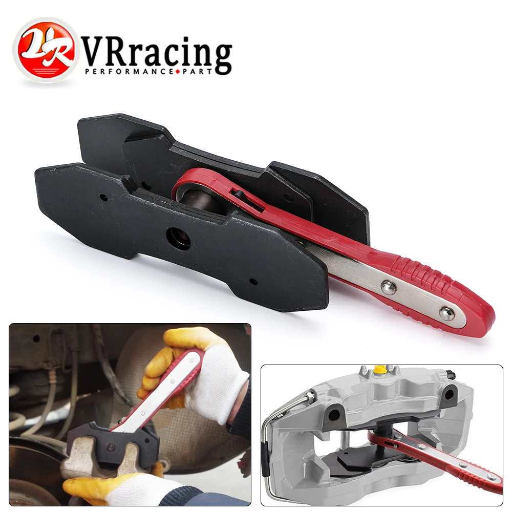 

Car Ratchet Brake Piston Spreader Caliper Pad Portable Install Tool Press Red For Most Large Trucks and Commercial Vehicles