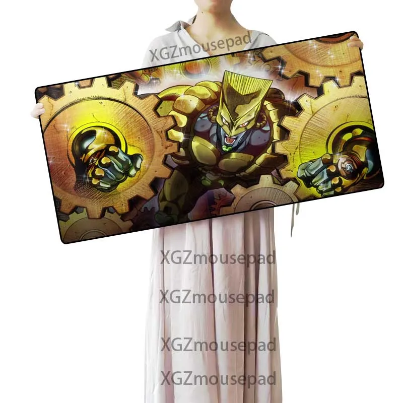  XGZ Custom Large Computer Desk Mats Precision Black Lock Edge JoJo's Bizarre Adventure Mouse Pad No