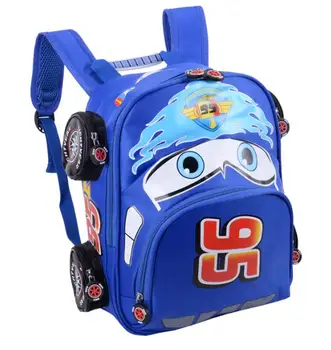 

Disney Cartoon Car Backpack Children School Bags kids Book Bag Baby Toddler Kindergarten Boys Girls Backpacking Rucksack Escolar