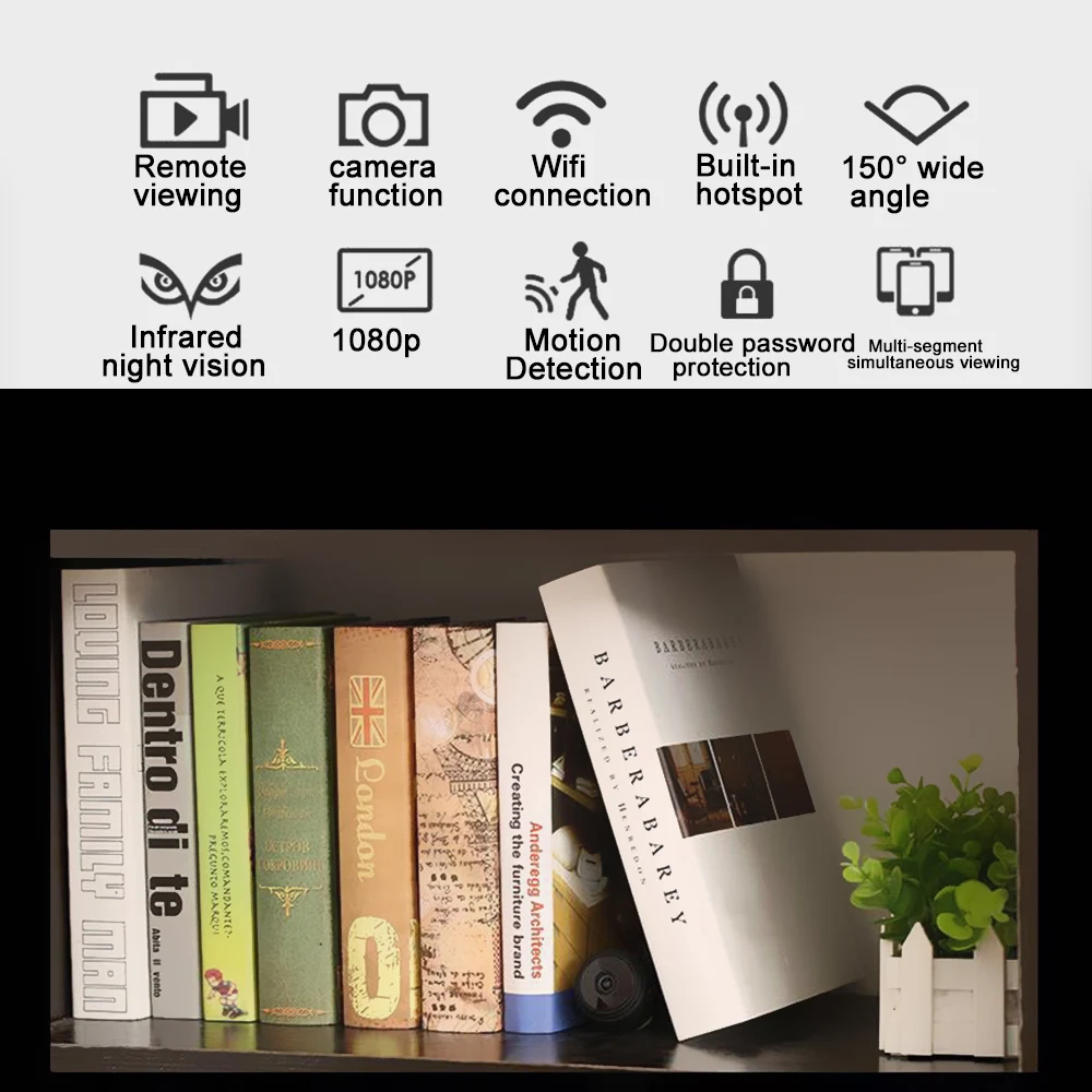 A9 DV/Wifi мини Ip камера, беспроводная Экшн камера, 1080P HD, ночное видение, маленькая микро камера, видео CCTV, для улицы, обнаружение движения