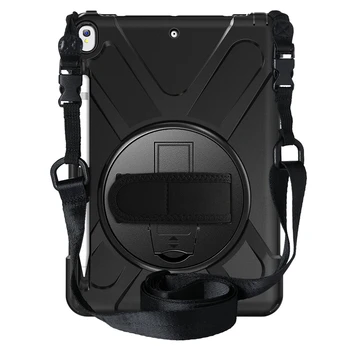

for 2019 iPad AIR/PRO 10.5 Inch Tablet PC Case with 360 Rotating Shockproof Shoulder Strap and Tablet Stand Case