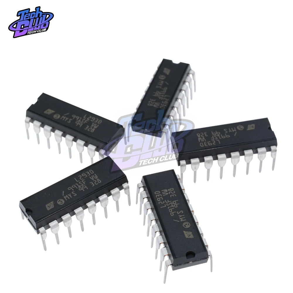 5Pcs L293D L293 Push-Pull Four-Channel Motor Driver IC BSG