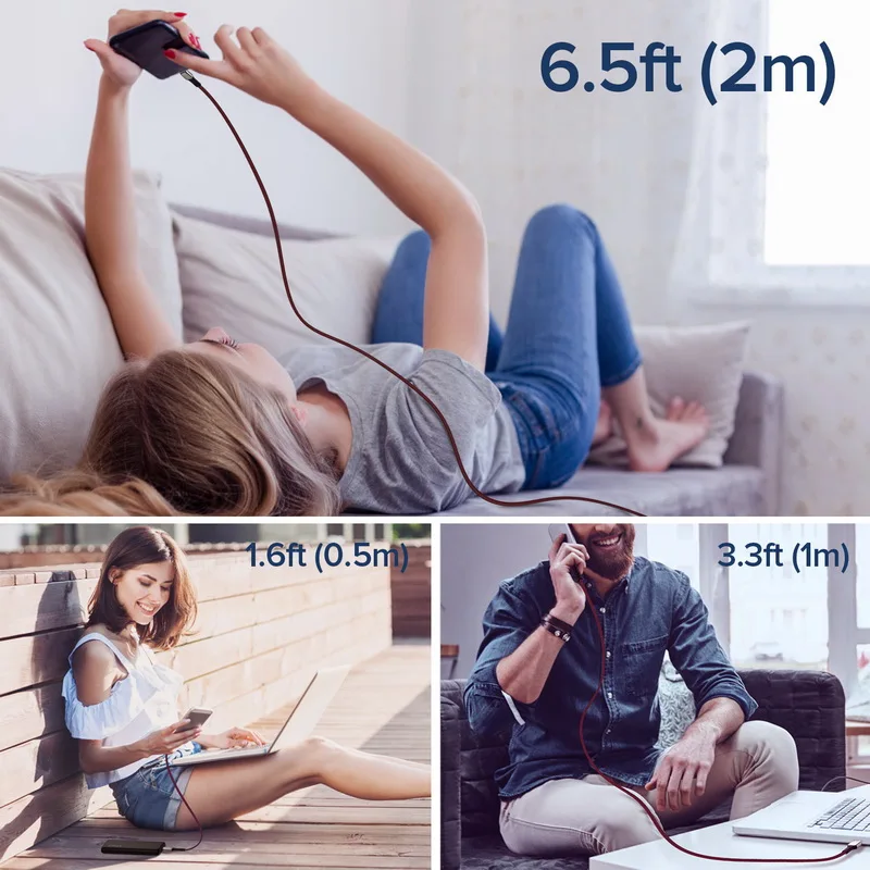 INIU 2 м 3 а светодиодный USB кабель зарядное устройство для iPhone 11 Pro XS MAX XR X 8 7 6S 6 Plus 5 5S шнур для быстрой зарядки мобильного телефона