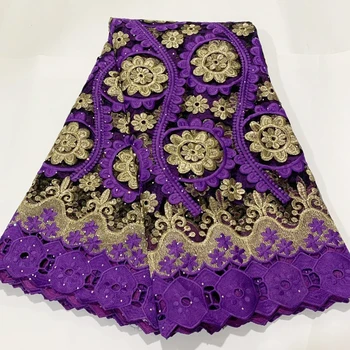 

2020 DuBai milk silk African Dry Lace Fabric Superb Shikly Swiss Voile Lace In Switzerland Awesome Nigerian Lace Garment Sew