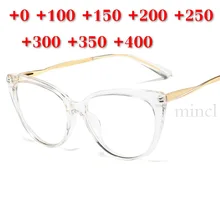 Новые металлические очки для чтения кошек женские очки из сплава очки для компьютера прозрачная дальнозоркость для чтения очки с чехлом NX