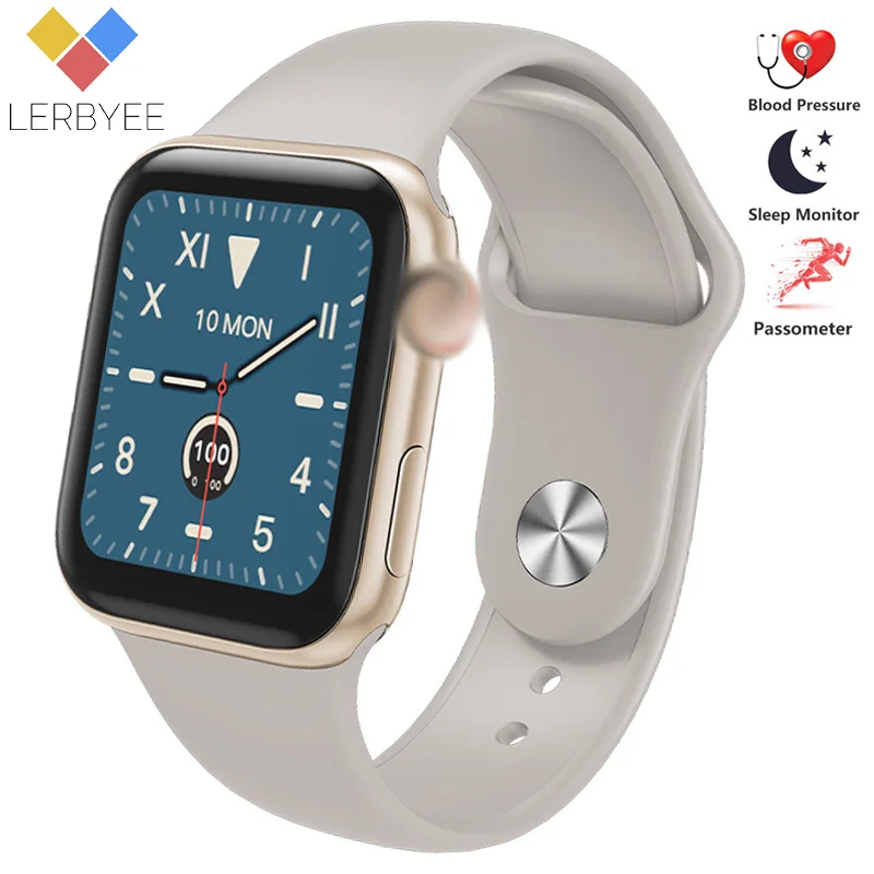 

Lerbyee 2019 Hot Sale Smart Watch W58 Blood Pressure HR Waterproof Fitness Tracker Watch Full Screen Touch Smartwatch Sport