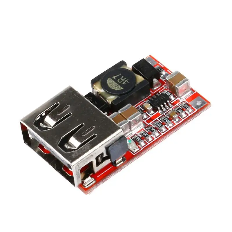 6-24V 24V 12V to 5V USB Step Down Module DC-DC Converter Phone Charger Car Power Supply Module Efficiency 97.5% Buck Module (4)