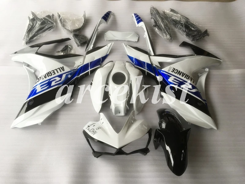 

New ABS Injection Mold Full Fairing Kit For Yamaha YZF R3 YZF R25 2015 2016 2017 15 16 17 Body Kits Custom White