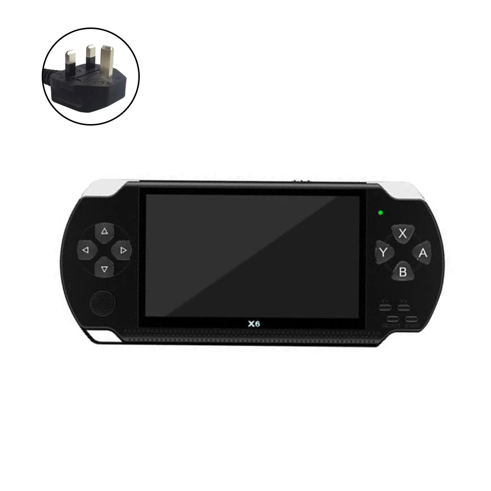 Black UK 4," Игровая консоль 8G ручной плеер карманного размера забавная HD Ретро игровая консоль MP3 MP4 видео камера игровая консоль 1000 игр - Цвет: Black UK