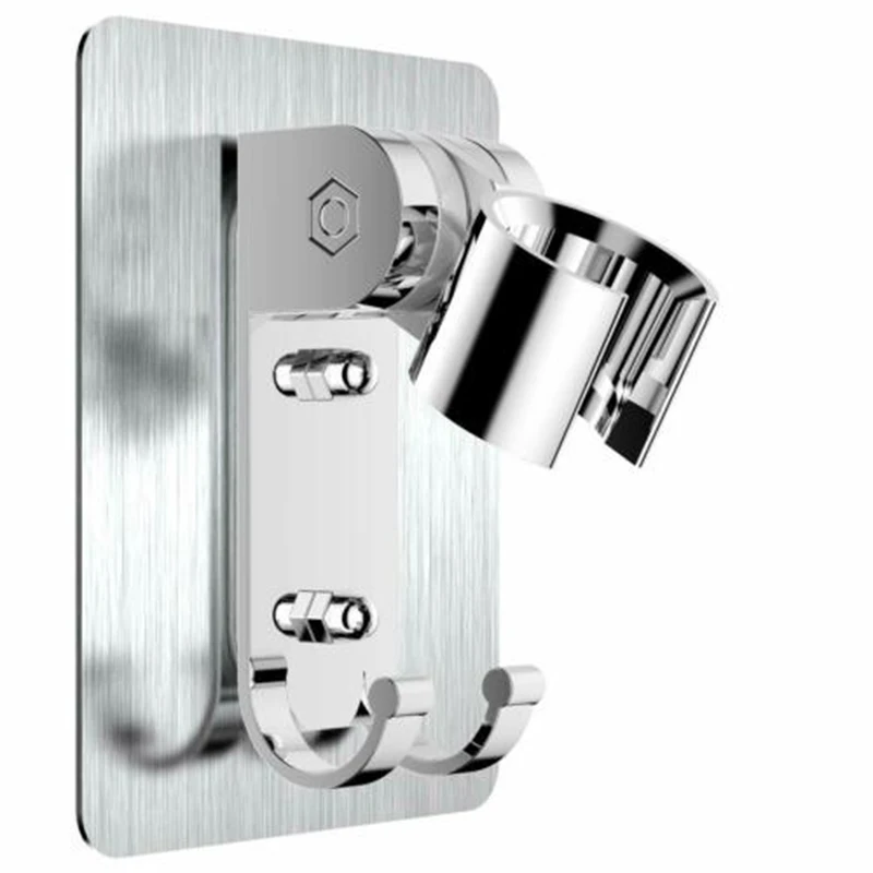 Удар Алюминий Ванная комната Насадки для душа Держатель подставка кронштейн настенный крючок