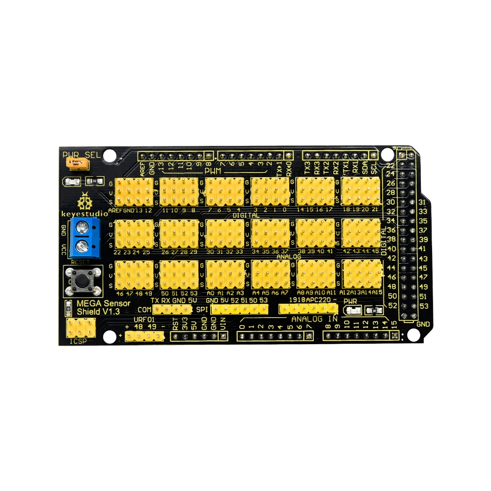 Keyestudio датчик MEGA Shield V1 Подарочная коробка для Arduino MEGA|shield for arduino|shield megashield arduino mega |