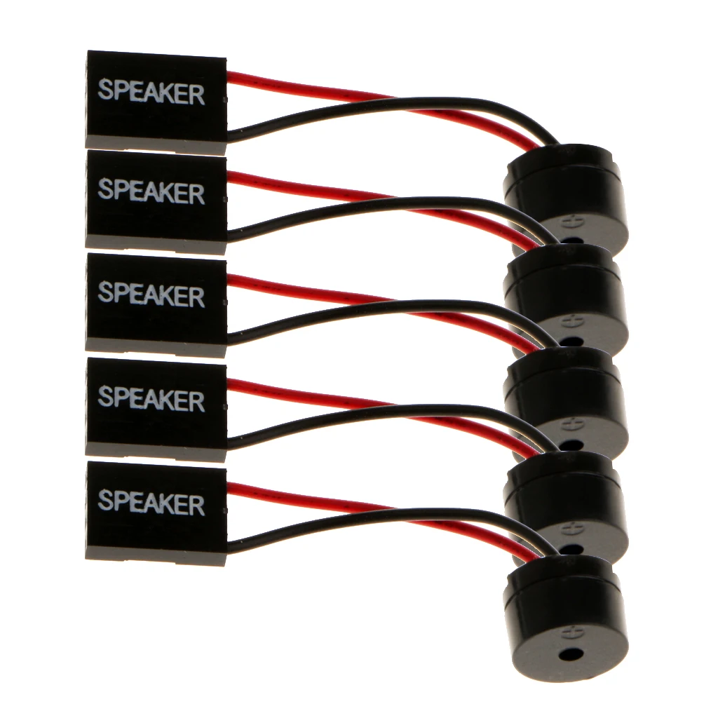 5x Motherboard Beep Code Audio Internal PC Case Speaker Buzzer for Laptop