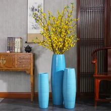 Цзиндэчжэнь керамическая фарфоровая бутылка в китайском стиле ваза для украшения напольная ваза большого размера синяя традиционная ручная работа 11 моделей