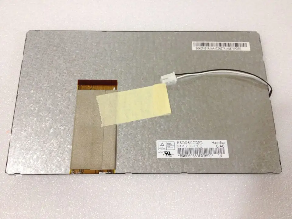 Оригинальный Новый 8-дюймовый ЖК-экран Hsd080idw1 0-c00 hsd080idw1 c01 для автомобиля DVD |