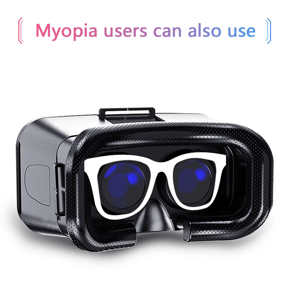 V6 VR очки с креплением на голову 3D очки Виртуальная реальность двойной дисплей 3D гарнитура стерео шлем коробка для смартфонов Android IOS