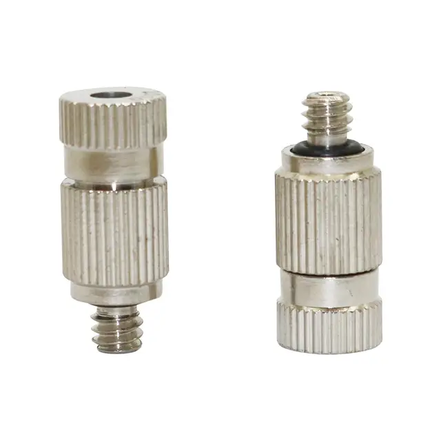 Nagynyomású 3/16 "Szál Sárgaréz Maging Fúvóka Hűtési Tereprendezés Nedvesítés Ködpermet Csepegtetésgátló Finom Porlasztási Permetezőgép - Image 6