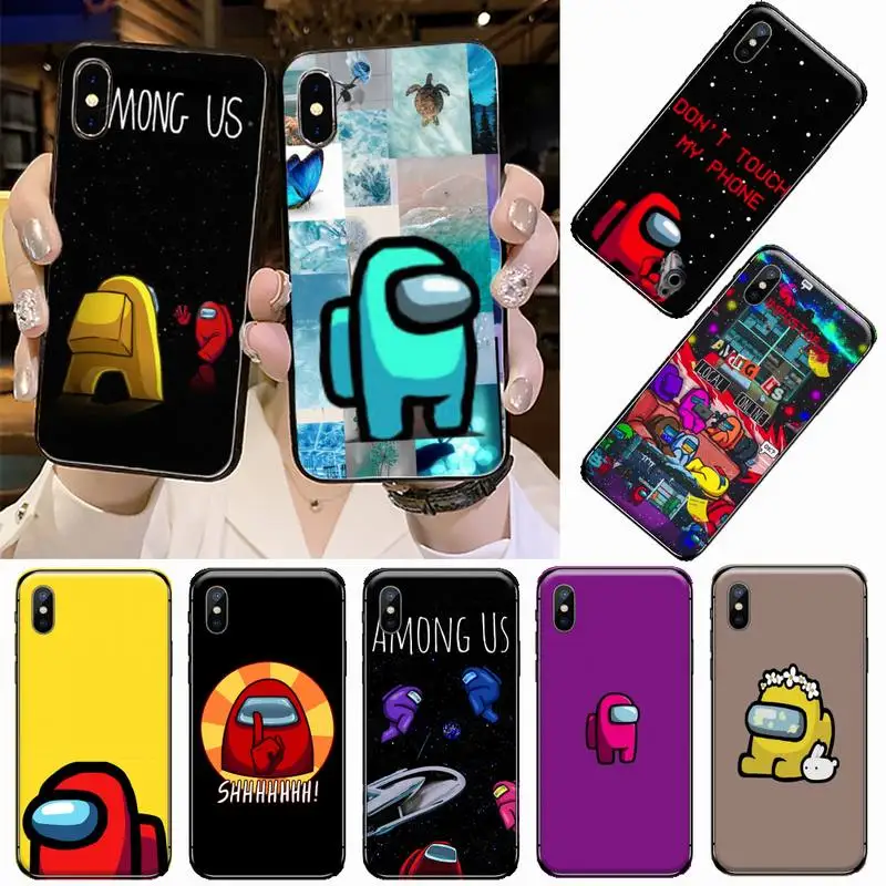 

Among us fashion funny game Phone Case for iPhone 11 12 pro XS MAX 8 7 6 6S Plus X 2020 XR Mini