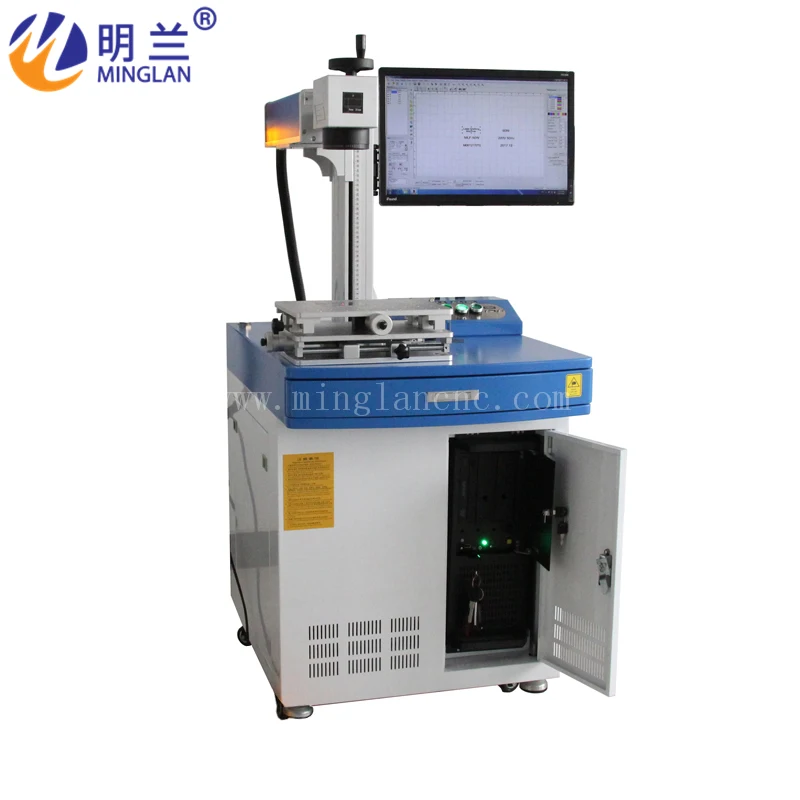  MINGLAN 30W fiber laser marking machine with Industrial computer MLF-30W