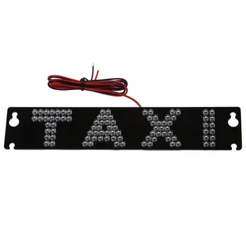 

Car Windscreen Cab Sign White 90 LED Taxi Light w Suction Cup
