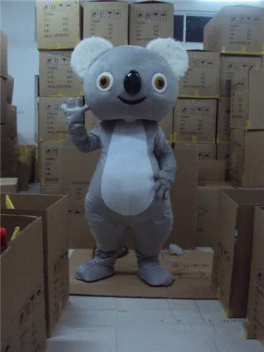 

Koala Bear Mascot Costume Suits Cosplay Party Game Dress Outfits Promotion Carnival Halloween Xmas Easter Adults Fursuit