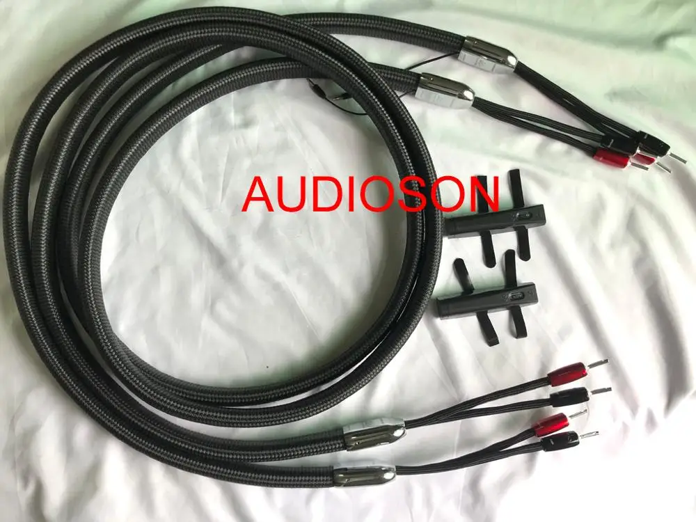HI-End-AUDIOSON-well 시그니처 스피커 케이블, 새로운 72V 카본 DBS