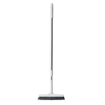 

Push Broom with Adjustable Long Handle, Multi-Surface Floor Scrub Brush for Cleaning Deck, Patio, Garage, Driveway