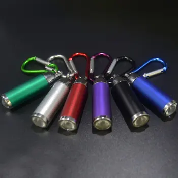

ICOCO Mini Outdoor Flashlight Lamp Light Torch Keychain Portable Aluminium Alloy High Power Convex Mirror LED Flashlight Torch