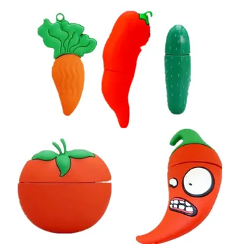 

Tomatoes Usb Flash Drive Mini Cartoon Vegetables Pen Drive 4G 8G 16G 32GB 64GB 128G 256GB Pendrive Flash Memory U Disk Best Gift