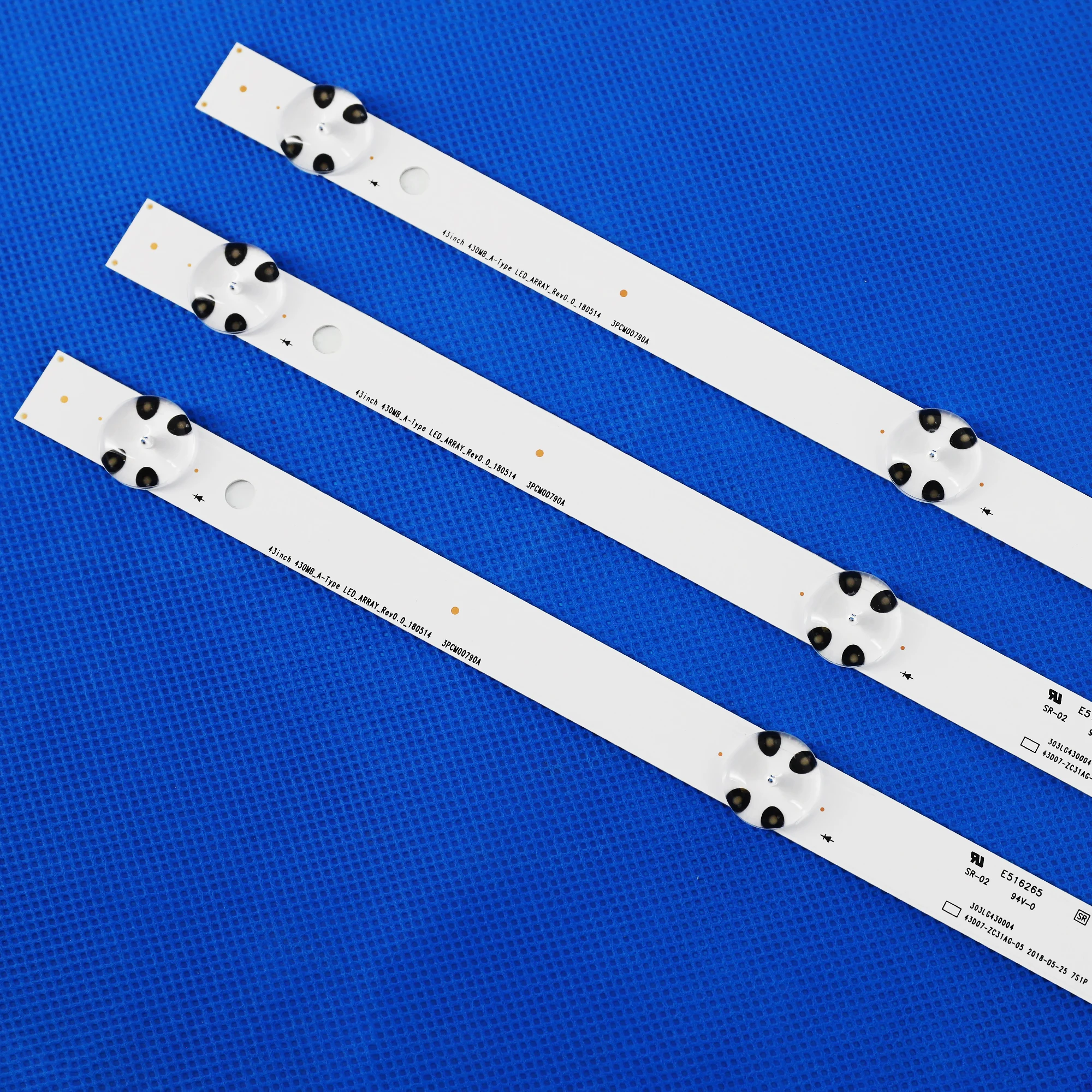 Tira de Retroiluminação Led para lg Innotek 17y 43inch-a tipo 43uj6300 43uj6307 43lj594v Hc430dun Ssc _ 43lj61 _ Fhd 43uj630v Lâmpada - Imagem 4