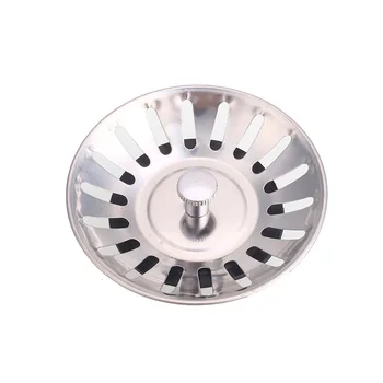 

Practical Sink Strainer Plug Stopper Tool Cap Stainless Steel Useful Kitchen Sink Filter Disposer Bathing Room Household