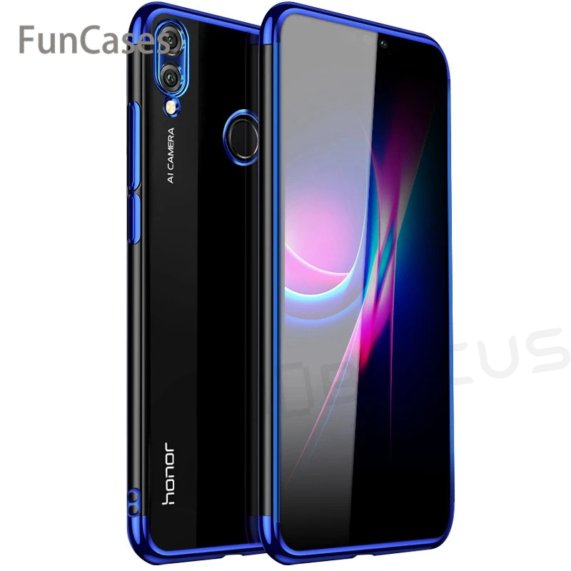 Роскошный ультра тонкий ТПУ Капа силиконовый мягкий чехол для huawei Honor 8C BKK L21 s 8 C FRD