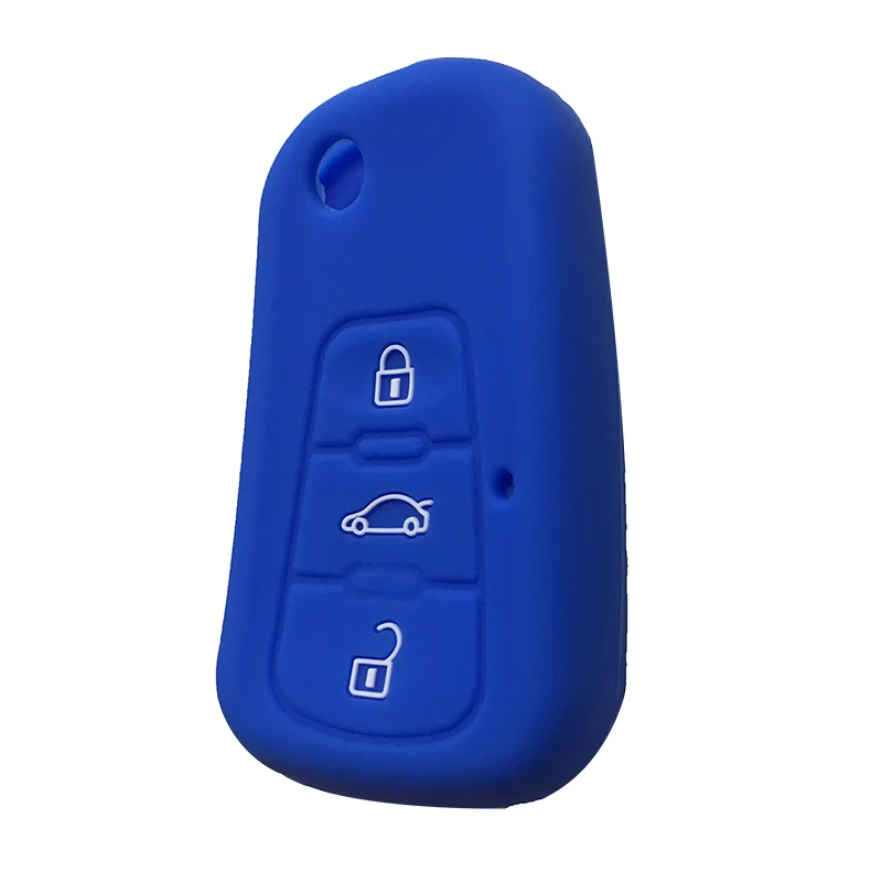 Силикагель набор кожи чехол Автомобильный ключ Обложка для пульт mg GS MG3 MG5 MG6 MG7 GT 3 кнопочный Выкидной ключ брелок для ключей держатель протектор