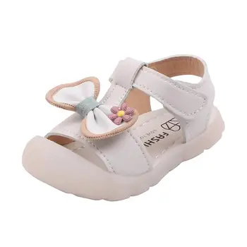 

Summer Kids Sandals for Girls Baby Sandals Soft Leather Flowers Princess Girls Shoes Children Beach Sandals Toddler Shoes