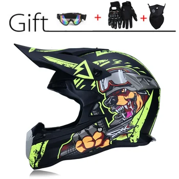 

Off-road Motorcycle Helmet DOT Motocross Professional Motorbike Racing Dirt Bike Full Face Moto Helm Casco Vintage