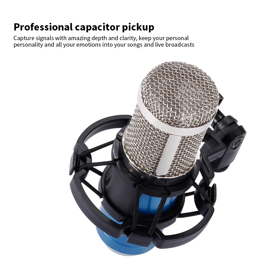 MAMEN BM-800 Professional Recording Microphone Condenser Microfone For Computer Laptop Live Webcast Mic