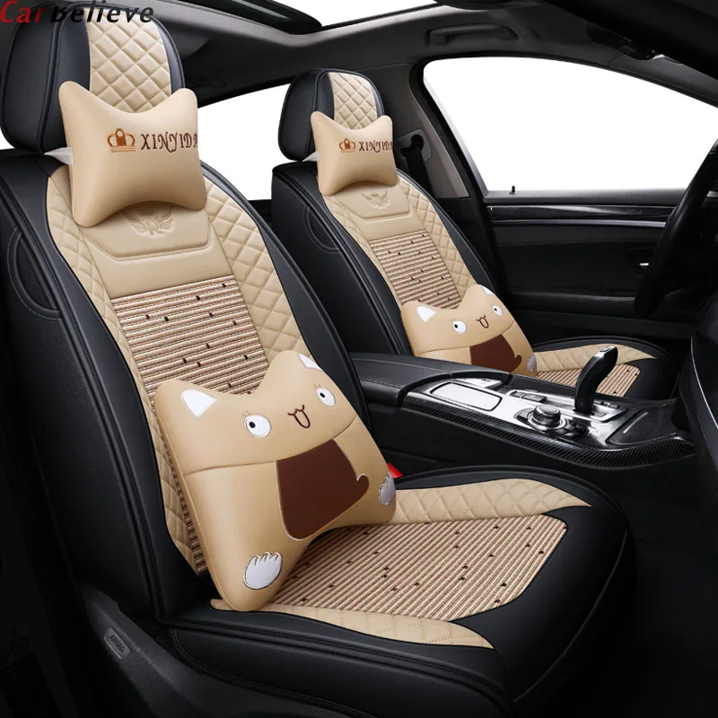 

car believe car seat cover For mitsubishi pajero 4 2 sport outlander xl asx montero accessories lancer 9 10 carisma seat covers
