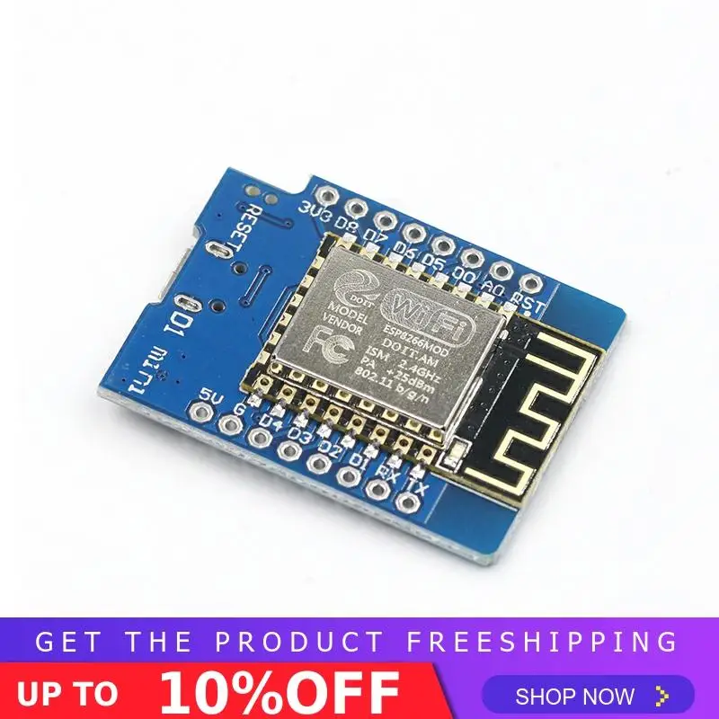 1 шт. D1 mini-Mini NodeMcu 4 м байт Lua wifi Интернет вещей макетная плата на основе ESP8266 от WeMos