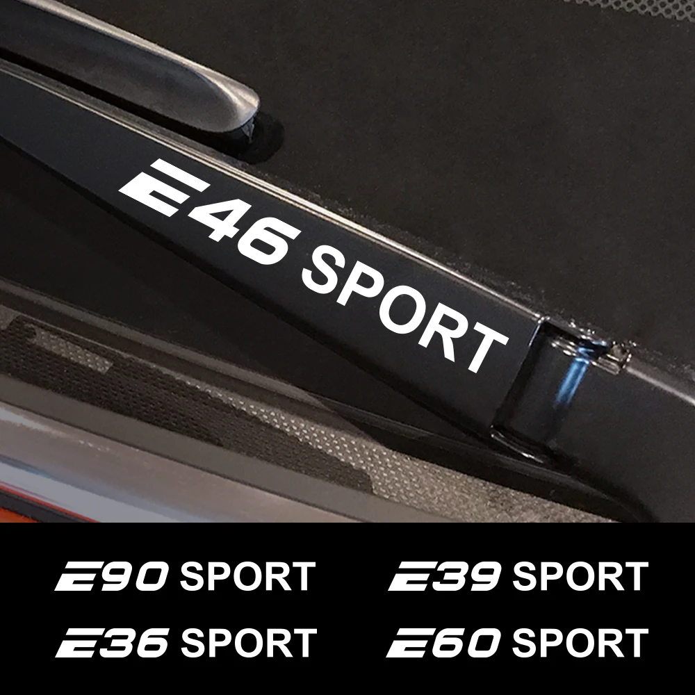 

4PCS Auto Decor Car Window Wiper Sticker For BMW E46 E39 E90 E91 E60 E36 E87 E92 E30 E34 E61 E62 E93 E28 E53 E70 Car Accessories