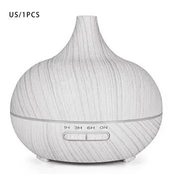 

400ml Aroma Air Humidifier wood grain with LED lights Essential Oil Diffuser Aromatherapy Electric Mist Maker for Home