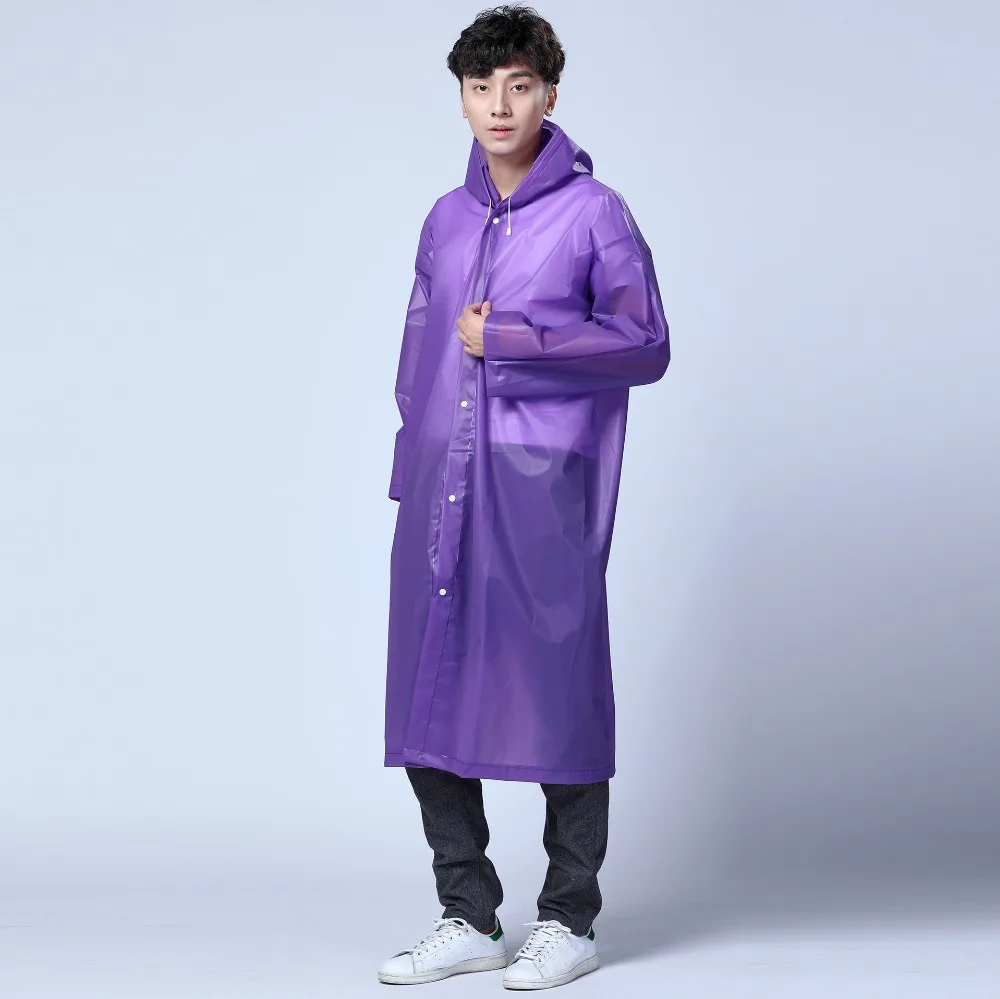 Ева прозрачный Дождевой Плащ женские Водонепроницаемый плащ прозрачные пончо