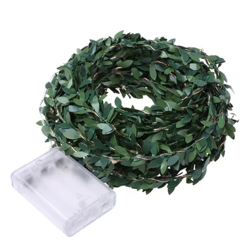 

Battery Powered LED Leaves String Lights Wedding Party Garland Fairy Lamp