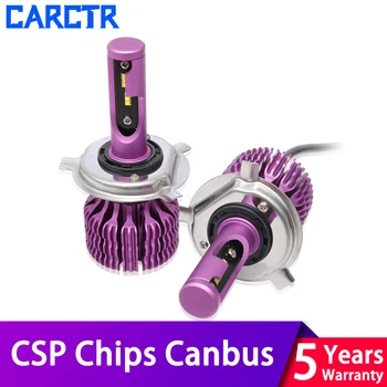 

LED Headlight Bulbs for Car 9005/6 H1/3 H4 Led Lamp H7 H11/16/5202 CSP Canbus Anti-EMC Upgraded Heat Sink 6000K 50W Car Light