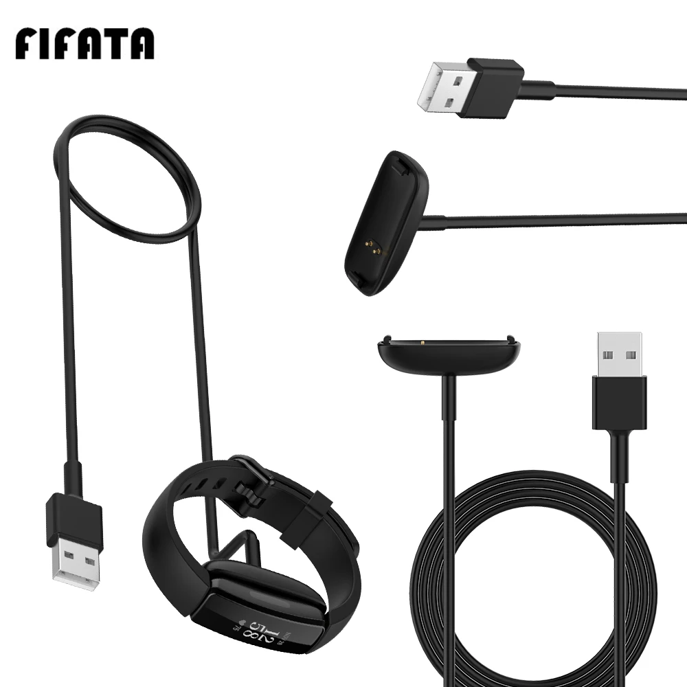 

Зарядное устройство FIFATA, USB-кабель для быстрой зарядки часов, для смарт-часов Fitbit Inspire 2, Data док-станция для зарядного устройства с подставкой, док-станция для Inspire 2