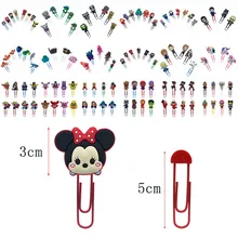 DHL 1000 шт. Мстители Микки Горячие Герои мультфильмов закладки бумажные зажимы школьные принадлежности DIY украшения для подарки для детей