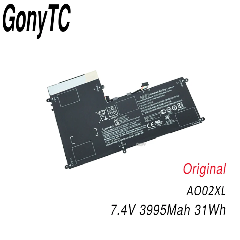 Add Follow Get 1USD GONYTC AO02XL 7,4 В 36wh ноутбук Батарея для hp ElitePad 1000 G2 HSTNN-LB5O 728250-1C1 728558-005 728250-421 A002XL - Цвет: Add Follow Get 1USD