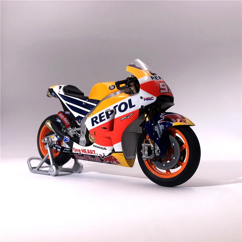 1:12 HONDA RC213V 93 оранжевый гоночный мотоцикл литье под давлением моделирование дисплей Модель мальчик представляет автомобиль вентиляторы коллекция